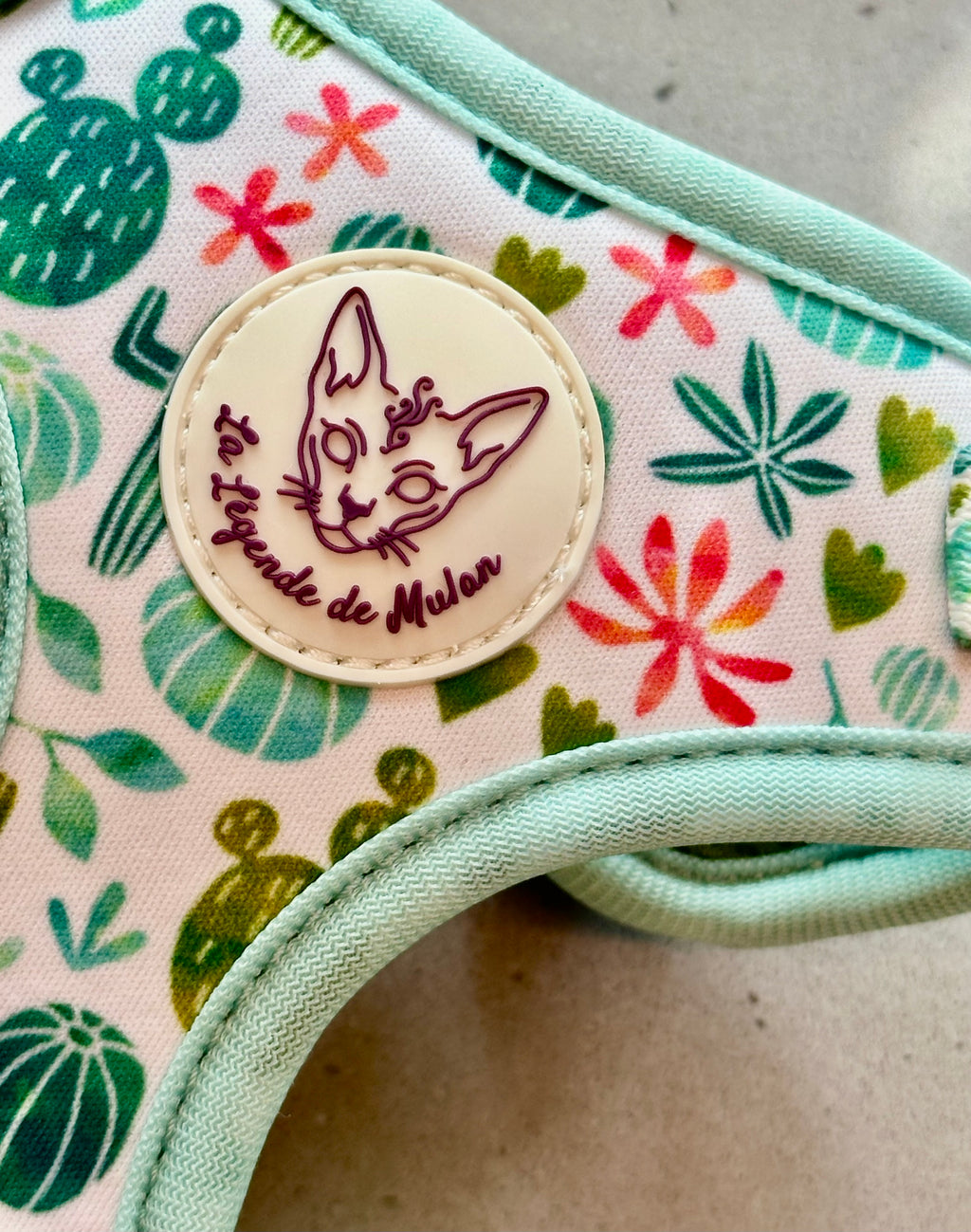 Harnais chat-Cactus Bloom🌵🌸