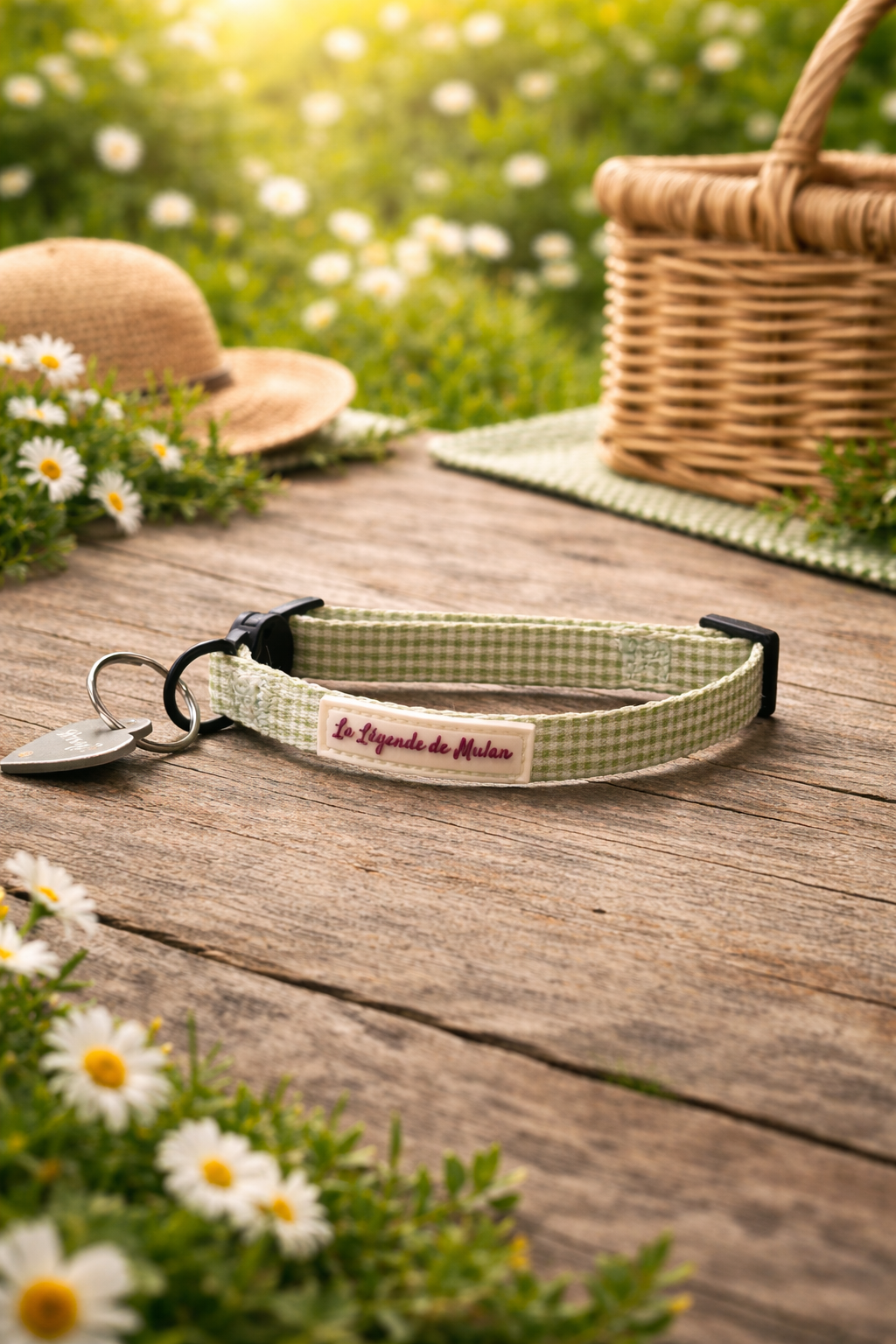 Collier chat sécuritaire - Matcha Picnic🍵